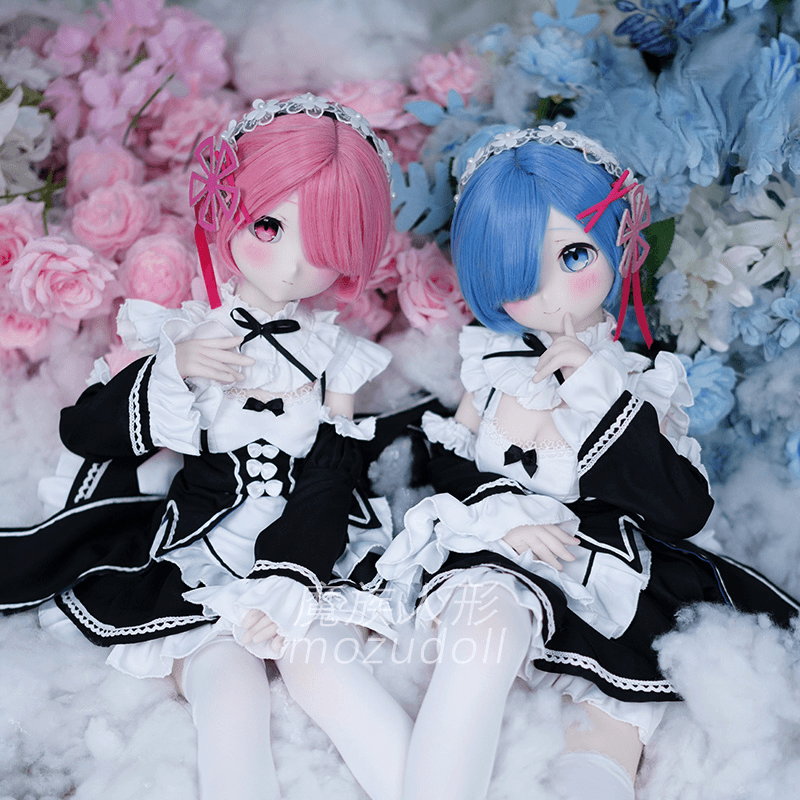 85cm Rem & Ram Anime Action Figures Doll - Mozu Doll North America